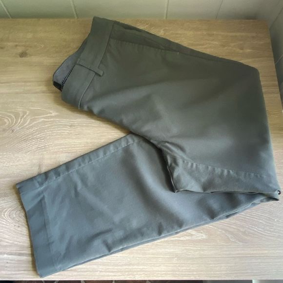 J.Jill Wearever Refined Woven Trouser - 8P - Olive Green - Picture 8 of 8